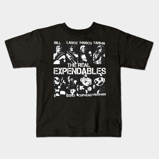 The Expendables (videogames) Kids T-Shirt by Bolivian_Brawler